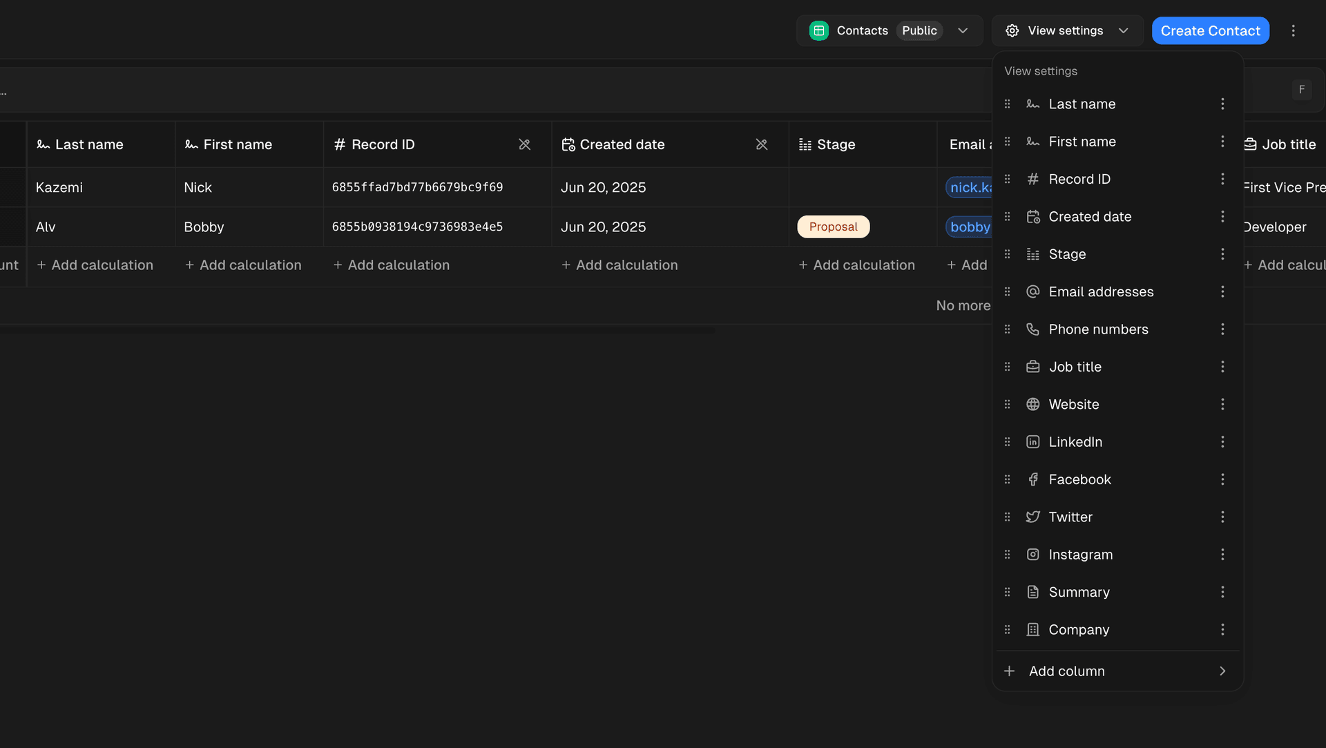 Pin Important Records & Better Data Management