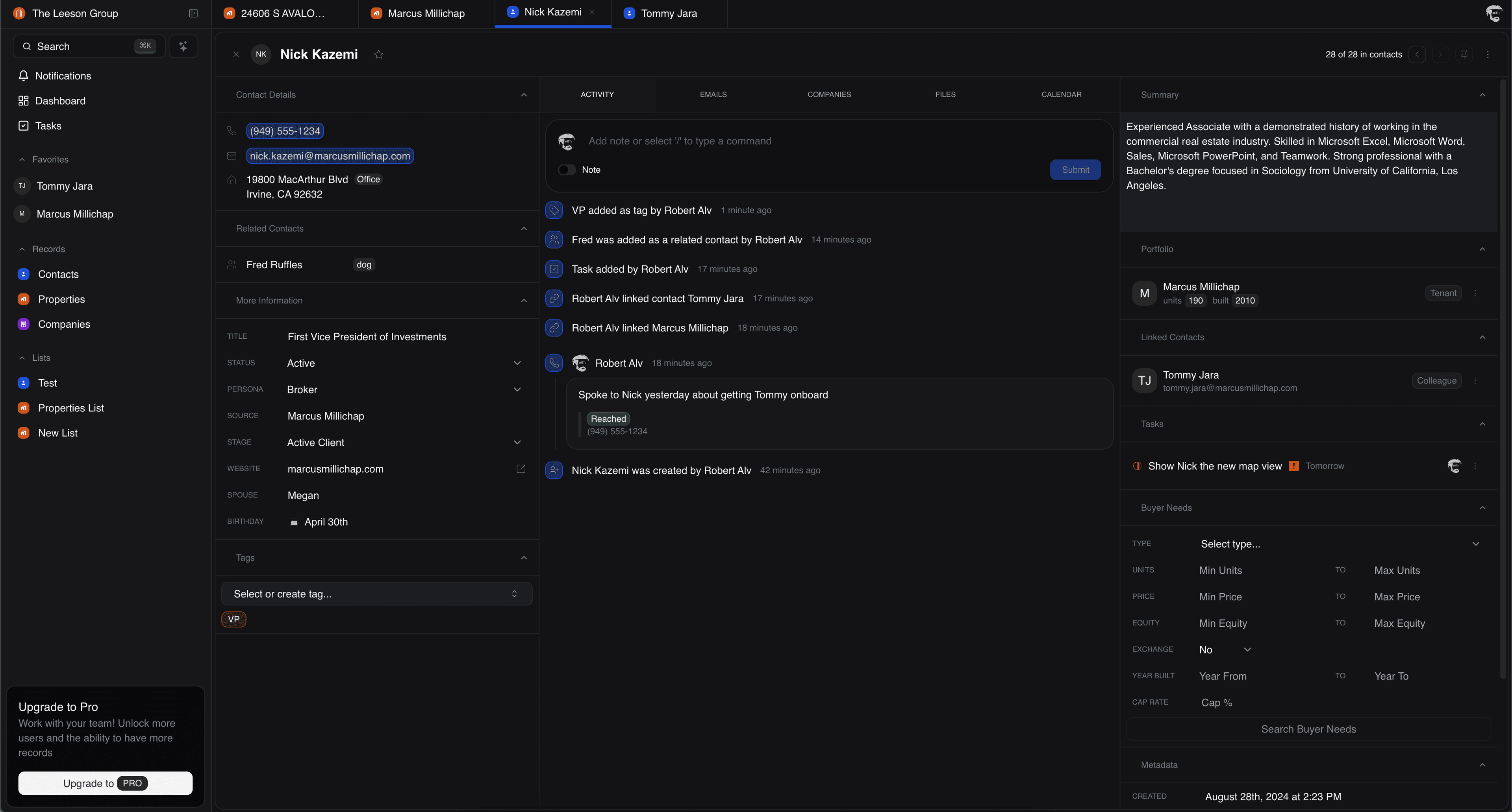 Share your data with your team and collaborate on your projects.